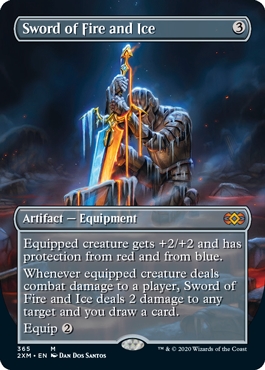 Sword of Fire and Ice Double Masters Alternate Art